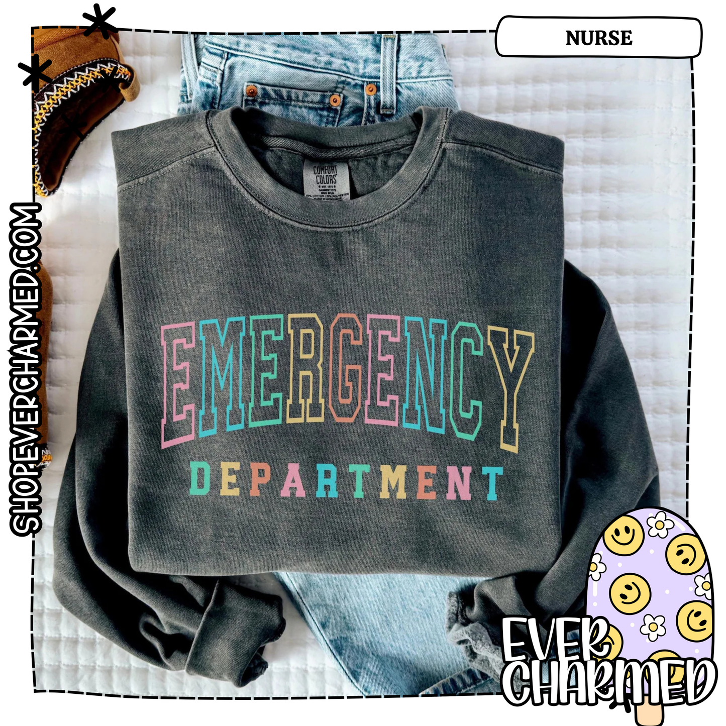 Emergency Department Colorful Block