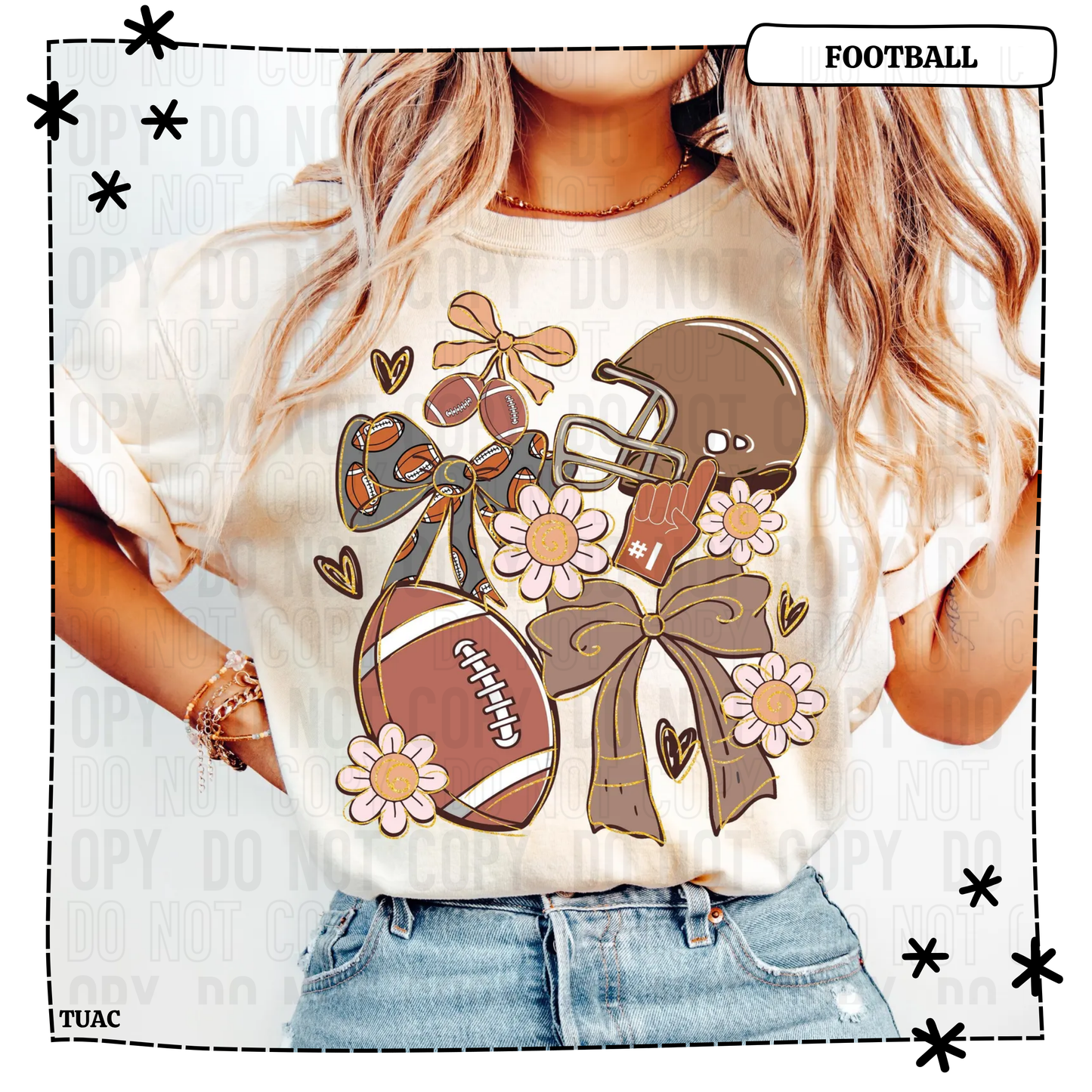 Football Coquette Cute