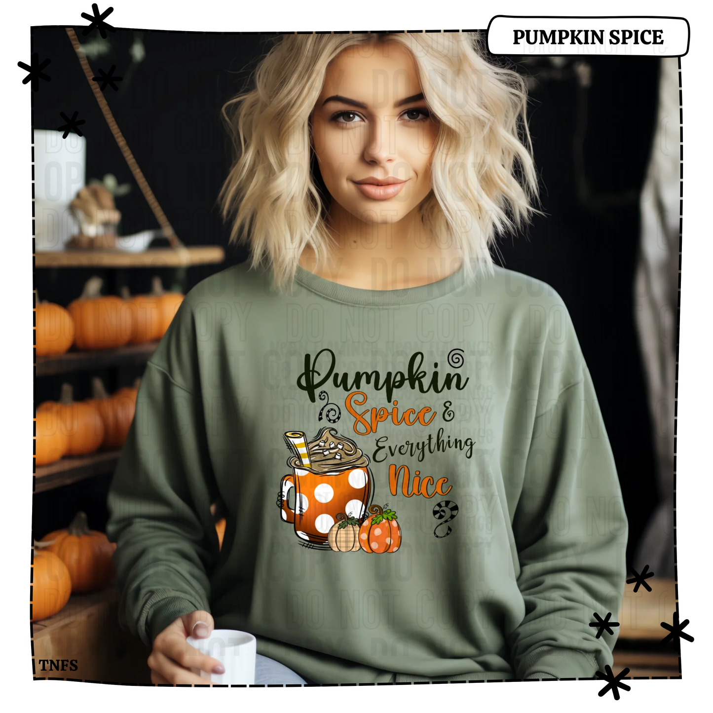 Pumpkin Spice & Everything Nice Spotted Cup