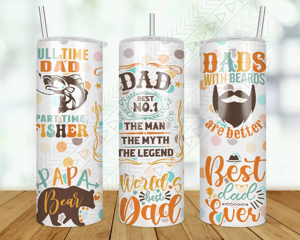 Best Dad #1 Father Tumbler