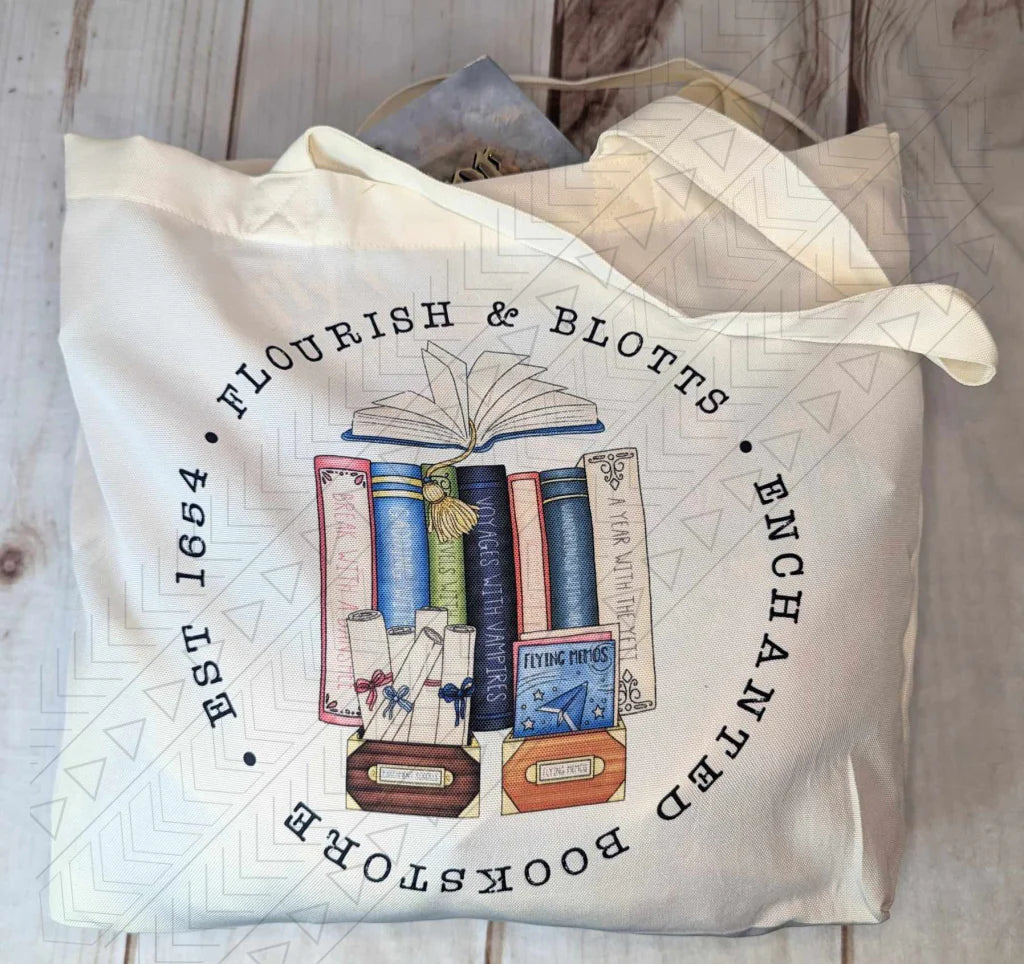 Enchanted Bookstore Tote