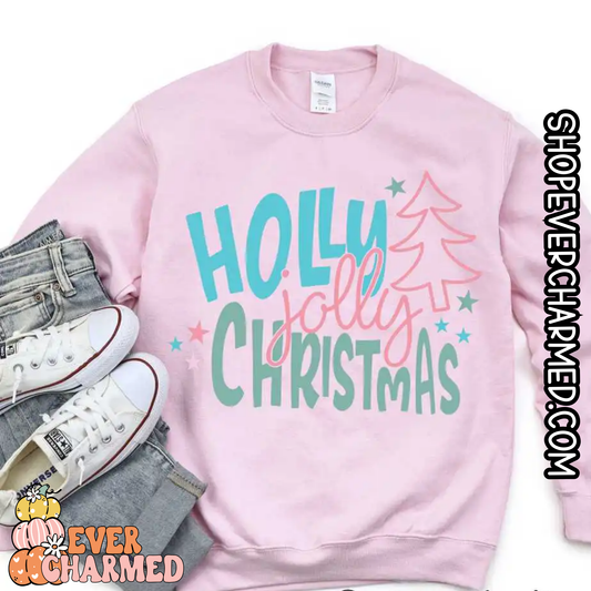 Holly Jolly Christmas (pastel)