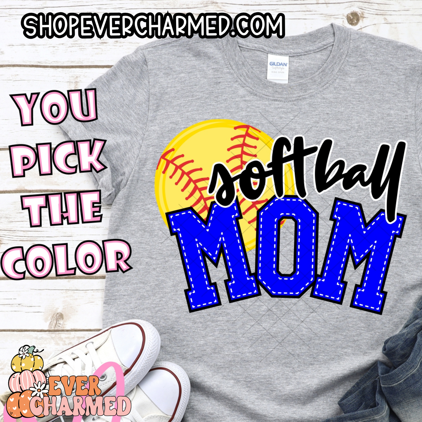 CUSTOMIZABLE Softball Mom