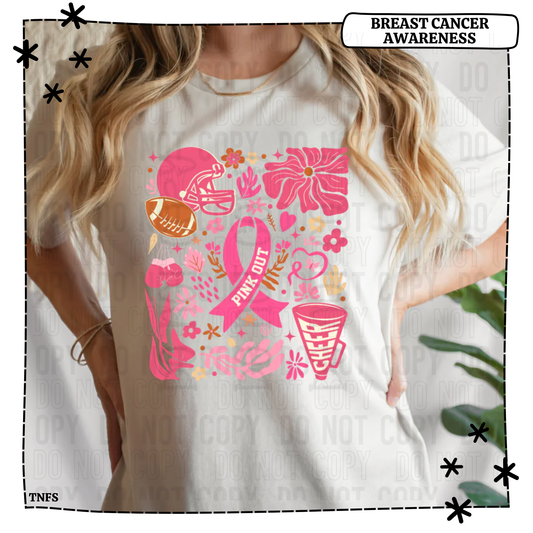 Breast Cancer Boho Collage