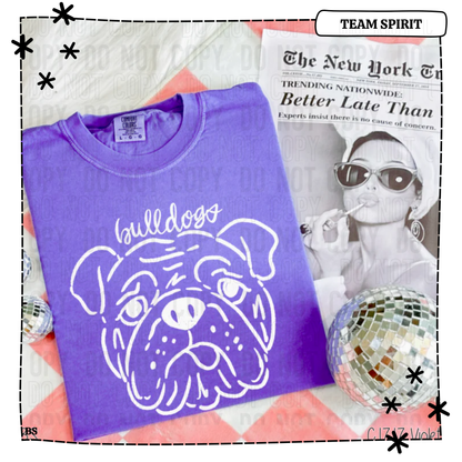 Bulldogs Doodle Mascot