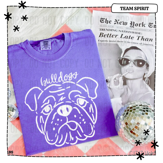 Bulldogs Doodle Mascot