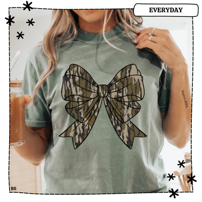 Camo Bow Coquette Bow