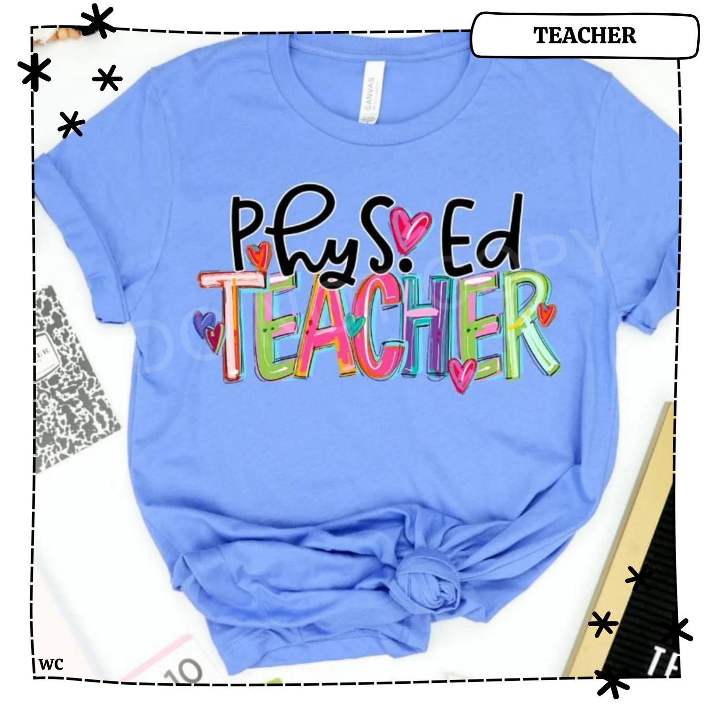 Cheery Words Phys Ed Teacher