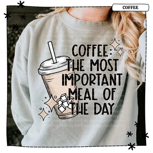 Coffee the most important meal of the day