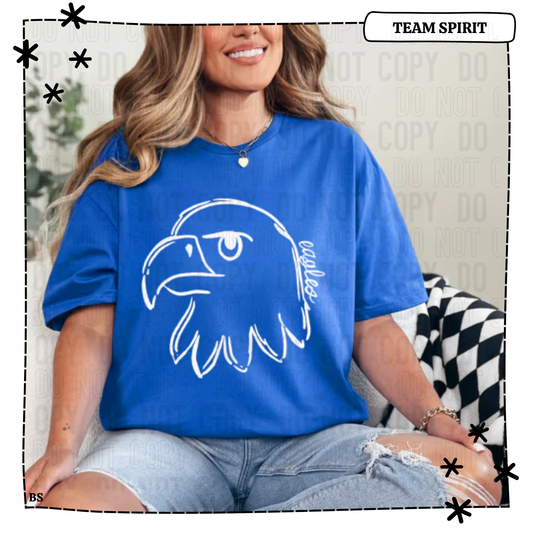 Eagles Doodle Mascot