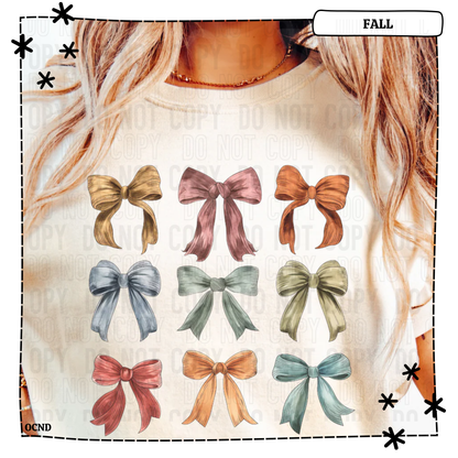 Fall Bow Ribbons