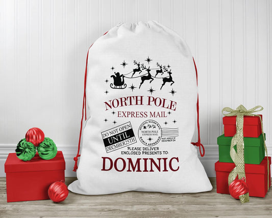 North Pole Santa Sack