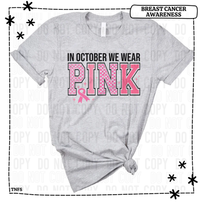 In October We Wear Pink