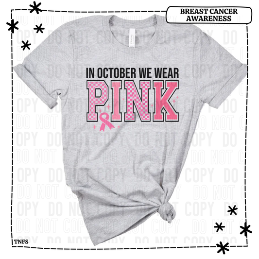 In October We Wear Pink