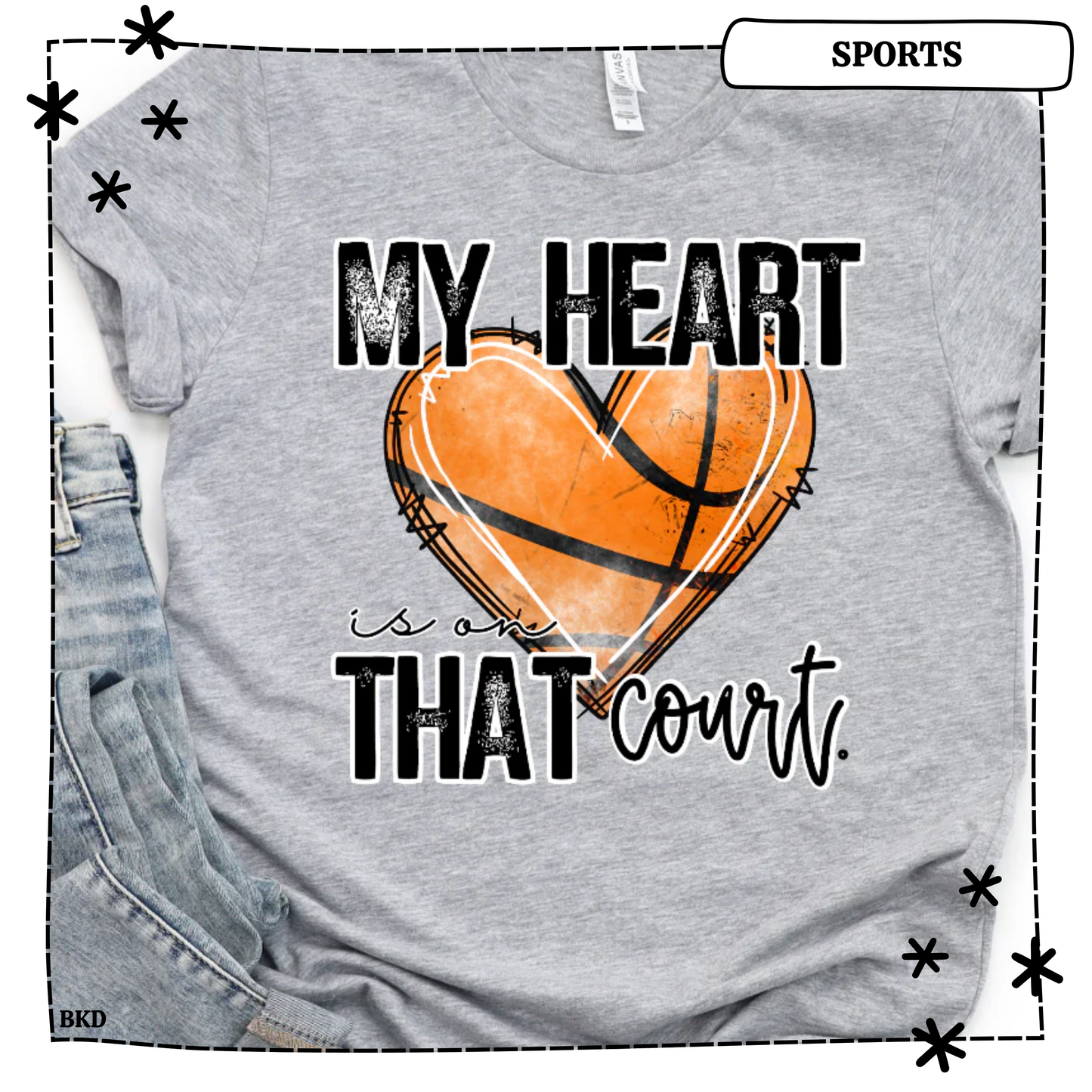 My Heart is on that court Basketball