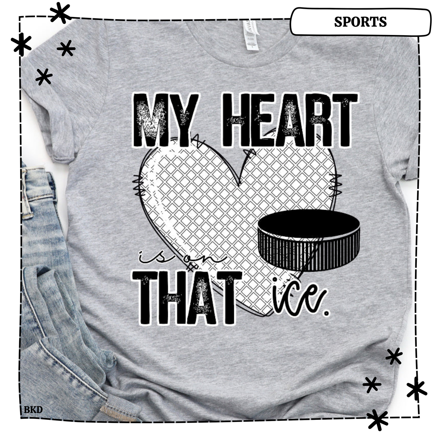 My Heart is on that court Hockey