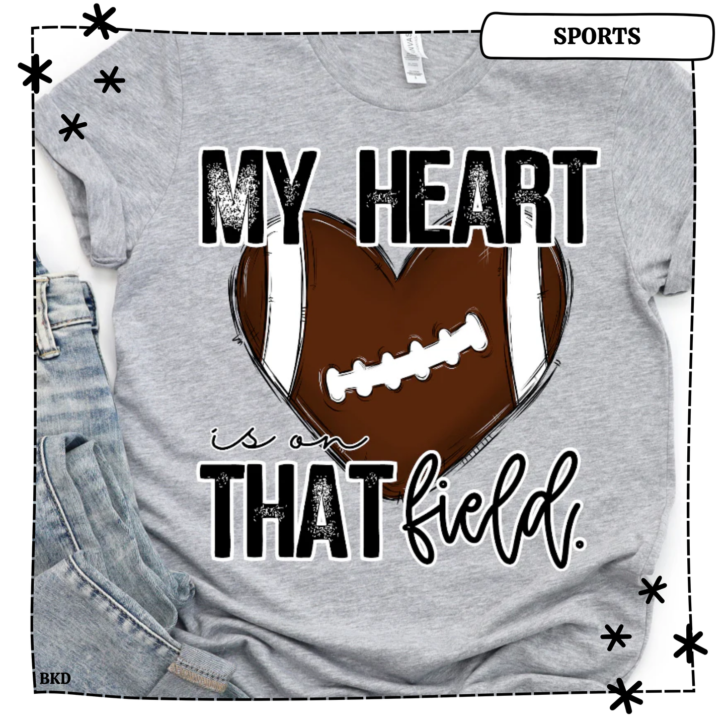 My Heart is on that court Football