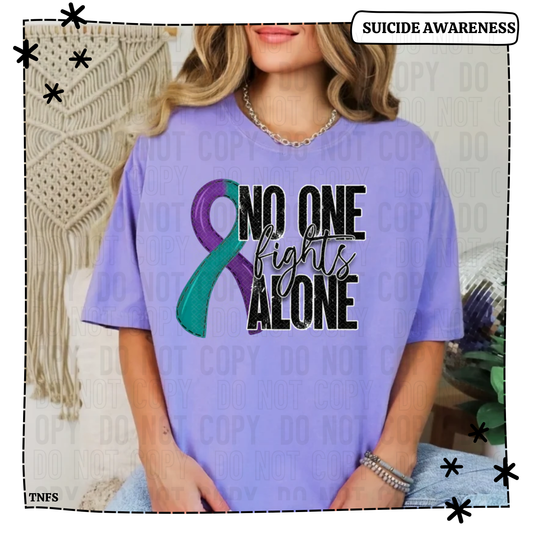 No One Fights Alone Ribbon