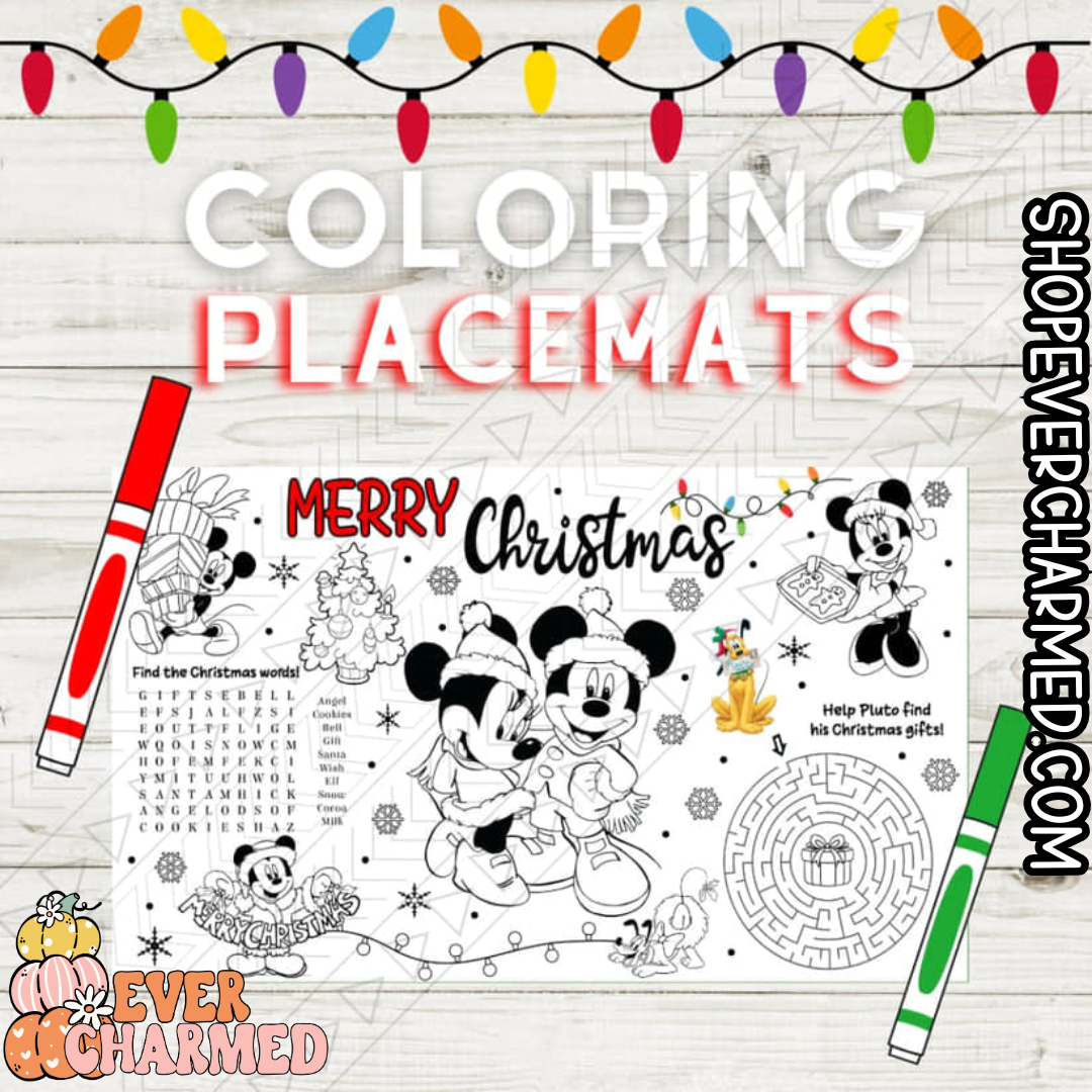 Merry Mouse WASHABLE Placemat