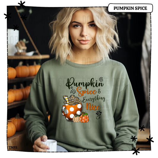 Pumpkin Spice & Everything Nice Spotted Cup
