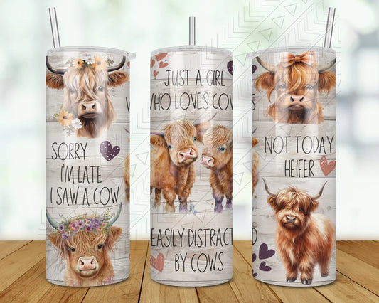 Just A Girl Who Loves Cows Tumbler